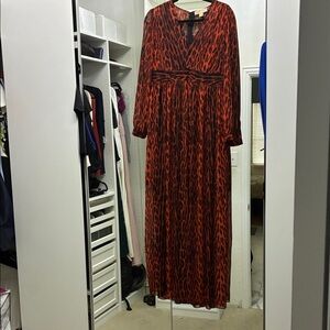 Michael Kors Animal print georgette dress